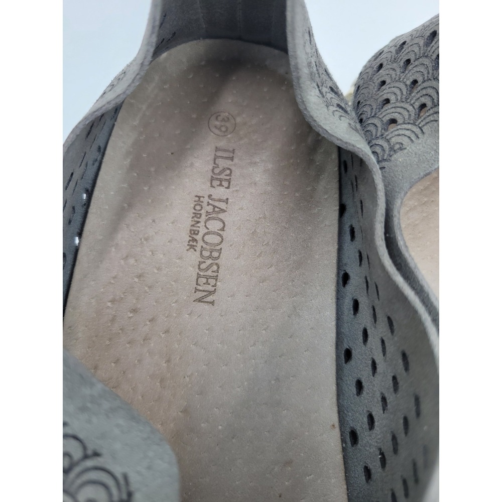 Ilse Jacobsen Women's Tulip Grey Slip On Comfort Loafer Sneakers Sz 39 See Chart - Picture 9 of 11